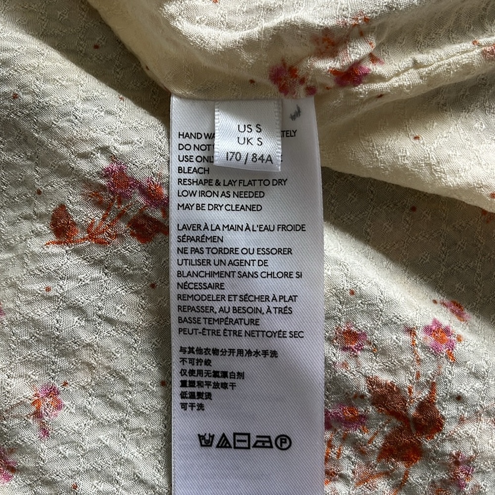 Free People Endless Love Maxi Dress Wrap Long Sleeve Patchwork Boho Women Small - Picture 11 of 16